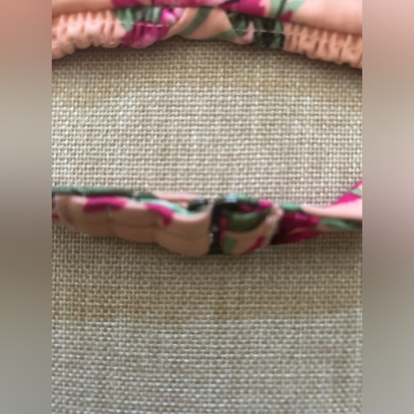 Tori Praver Floral Bikini Top Swimwear / Designed in Hawaii/ Size Small - Picture 10 of 11